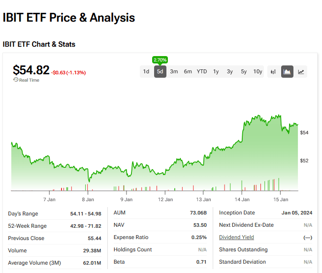 IBIT ETF Overview
