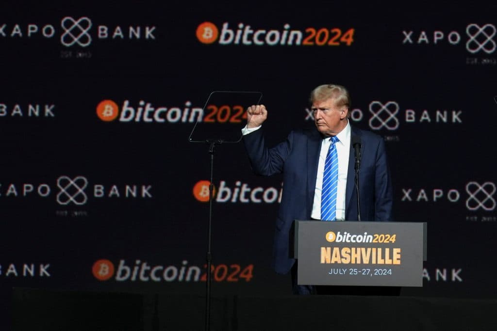 Trump at a Cryptocurrency Conference