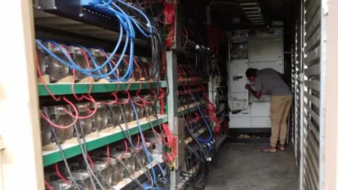 Gridless' bitcoin mines use excess electricity from renewable energy plants