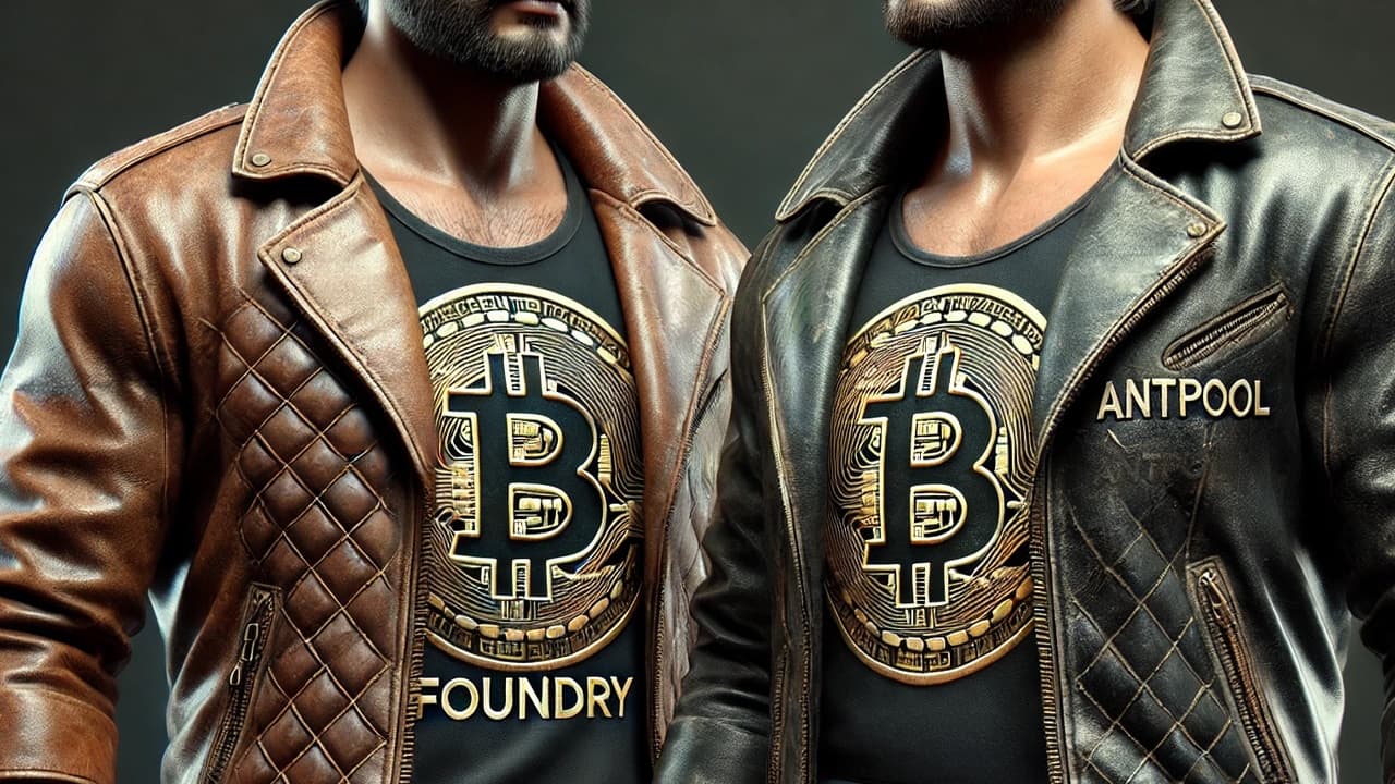 Foundry and Antpool Dominate Bitcoin Mining with Over 56% Hashrate Control!
