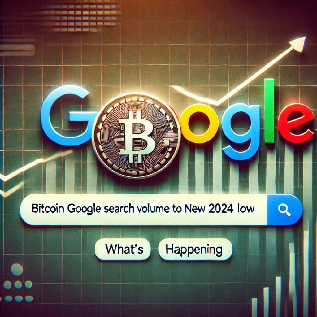 Bitcoin's Google Search Volume Hits 2024 Low: What Does It Mean for Prices?